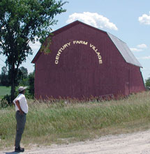 Photo of century-old barn.